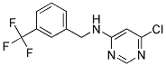 (6-Chloro-pyrimidin-4-yl)-(3-trifluoromethyl-benzyl)-amine Struktur