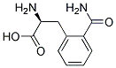 (2S)-2-amino-3-(2-carbamoylphenyl)propanoic acid Struktur