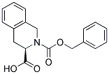 (3R)-2-[(benzyloxy)carbonyl]-1,2,3,4-tetrahydroisoquinoline-3-carboxylic acid Struktur