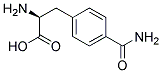 (2S)-2-amino-3-(4-carbamoylphenyl)propanoic acid Struktur