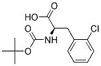 (2R)-2-[(tert-butoxycarbonyl)amino]-3-(2-chlorophenyl)propanoic acid Struktur