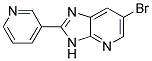 6-bromo-2-pyridin-3-yl-3H-imidazo[4,5-b]pyridine Struktur