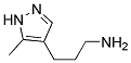 3-(5-methyl-1H-pyrazol-4-yl)propan-1-amine Struktur