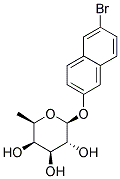 6-BROMO-2-NAPHTHYL-BETA-D-FUCOPYRANOSIDE Struktur