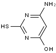 4-AMINO-6-HYDROXYPYRIMIDINE-2-THIOL Struktur