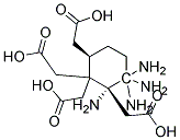 trans-1,2-Diaminocyclohexanediaminetetraacetic Acid Struktur