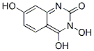 7-Hydroxy-3.4-Dihydroxyquinazolone Struktur