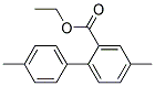 Ethyl 4,4'-dimethylbiphenyl-2-carboxylate Struktur