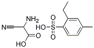 Aminocyanoacetic acid, ethyl tosylate Struktur