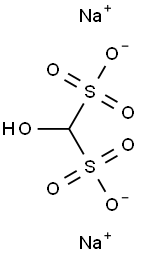 Hydroxymethylene sulfonic acid, sodium salt Struktur