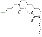 Diamyldithiocarbamic acid, lead salt Struktur