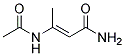 (E)-3-ACETAMIDO-2-BUTENAMIDE Struktur