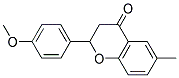 2-(P-METHOXYPHENYL)-6-METHYL-4-CHROMANONE Struktur