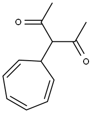 3-(2,4,6-CYCLOHEPTATRIENYL)-2,4-PENTANEDIONE Struktur