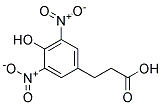 3-(4-HYDROXY-3,5-DINITROPHENYL)PROPIONICACID Struktur