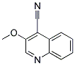 3-METHOXY-4-QUINOLINECARBONITRILE Struktur