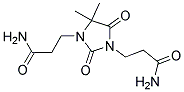 4,4-DIMETHYL-2,5-DIOXO-1,3-IMIDAZOLIDINEDIPROPIONAMIDE Struktur