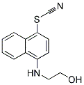 4-(2-HYDROXYETHYLAMINO)-1-NAPHTHYLTHIOCYANATE Struktur