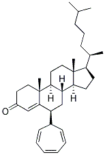 6A-(2,4,6-CYCLOHEPTATRIENYL)-4-CHOLESTEN-3-ONE Struktur