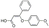 B-(P-METHOXYPHENOXY)CINNAMICACID Struktur