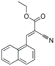 ETHYL(E)-2-CYANO-3-(1-NAPHTHYL)ACRYLATE Struktur