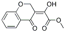 METHYL2-(4-OXO-3-CHROMANYLIDENE)GLYCOLATE Struktur