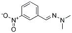 M-NITROBENZALDEHYDEDIMETHYLHYDRAZONE Struktur