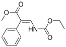 METHYL3-ETHOXYCARBONYLAMINO-2-PHENYLACRYLATE Struktur