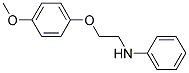 N-(2-(P-METHOXYPHENOXY)ETHYL)ANILINE Struktur