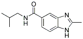 N-ISOBUTYL-2-METHYL-5-BENZIMIDAZOLECARBOXAMIDE Struktur