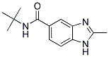 N-TERT-BUTYL-2-METHYL-5-BEMZIMIDAZOLECARBOXAMIDE Struktur