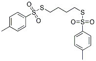 S,S'-TETRAMETHYLENEBIS(P-TOLUENETHIOSULFONATE) Struktur