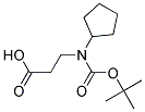 N-Boc-3-cyclopentylamino-propionicacid Struktur