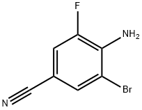 4-Amino-3-bromo-5-fluorobenzonitrile Structure