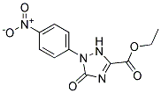 Ethyl2,5-dihydro-1-(4-nitrophenyl)-5-oxo-1H-1,2,4-triazole-3-carboxylate Struktur