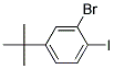 3-Bromo-4-iodo-tert-butylbenzene Struktur