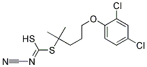 [3-(2,4-Dichlorophenoxy)propyl]isopropyl-cyanocarbonimidodithioate Struktur