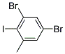 3,5-Dibromo-2-iodotoluene Struktur