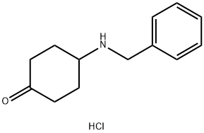 4-BENZYLAMINO-CYCLOHEXANONE HYDROCHLORIDE
 Struktur