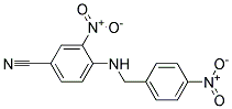 3-Nitro-4-(4-nitro-benzylamino)-benzonitrile Struktur