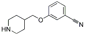 3-(Piperidin-4-ylmethoxy)-benzonitrile Struktur