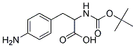 3-(4-aminophenyl)-2-[(tert-butoxycarbonyl)amino]propanoic acid Struktur