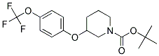 3-(4-Trifluoromethoxy-phenoxy)-piperidine-1-carboxylic acid tert-butyl ester Struktur