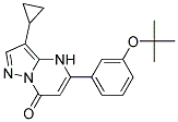 5-(3-tert-butoxyphenyl)-3-cyclopropylpyrazolo[1,5-a]pyrimidin-7(4H)-one Struktur