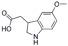 (5-methoxy-2,3-dihydro-1H-indol-3-yl)acetic acid Struktur