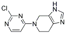 5-(2-chloropyrimidin-4-yl)-4,5,6,7-tetrahydro-3H-imidazo[4,5-c]pyridine Struktur