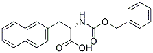 (2S)-2-{[(benzyloxy)carbonyl]amino}-3-naphthalen-2-ylpropanoic acid Struktur