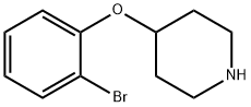 4-(2-Bromo-phenoxy)-piperidine Struktur