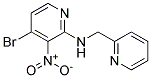 (4-Bromo-3-nitro-pyridin-2-yl)-pyridin-2-ylmethyl-amine Struktur