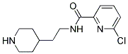 6-Chloro-pyridine-2-carboxylic acid (2-piperidin-4-yl-ethyl)-amide Struktur